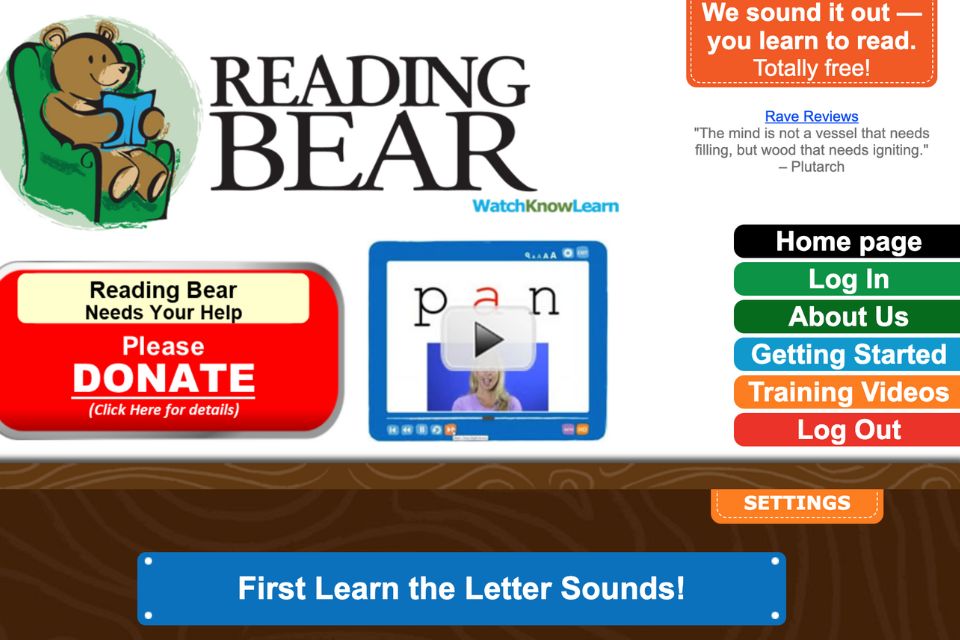 Reading Bear